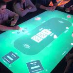 Dealer-less poker tables
